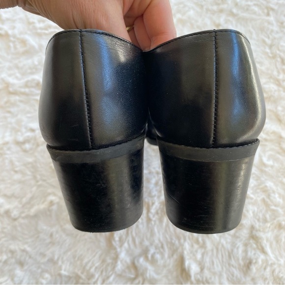 Vintage Westies Women's Leather Short Ankle Booties Size 11 Block Heel Y2K Shoes - Picture 8 of 13